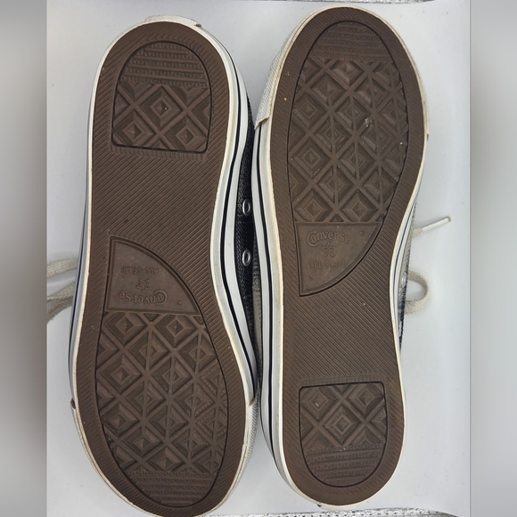 Converse Black and White Women's Sneakers - Picture 2 of 6